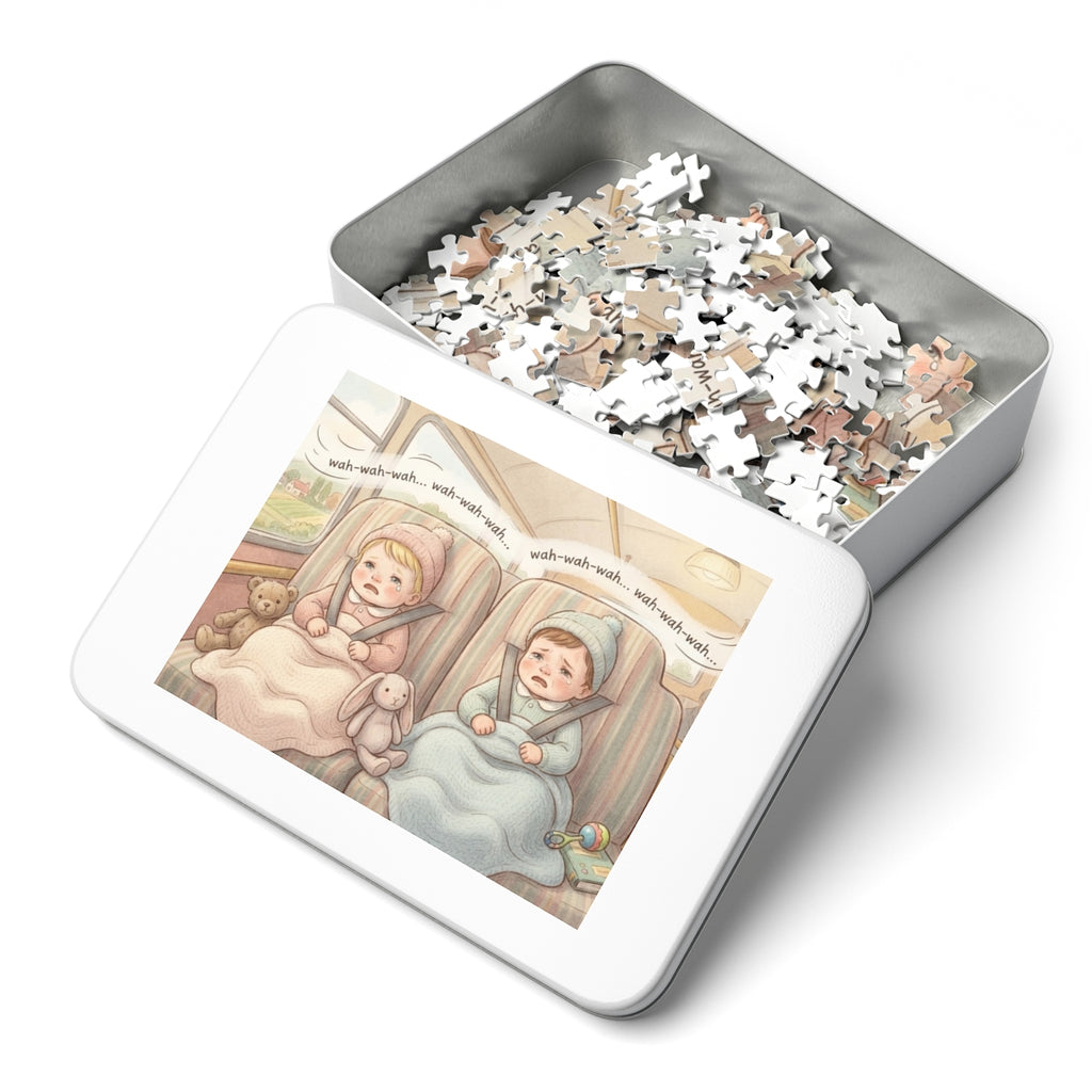 Jigsaw Puzzle with Tin - The Bus Ride (30, 110, 252, 500......