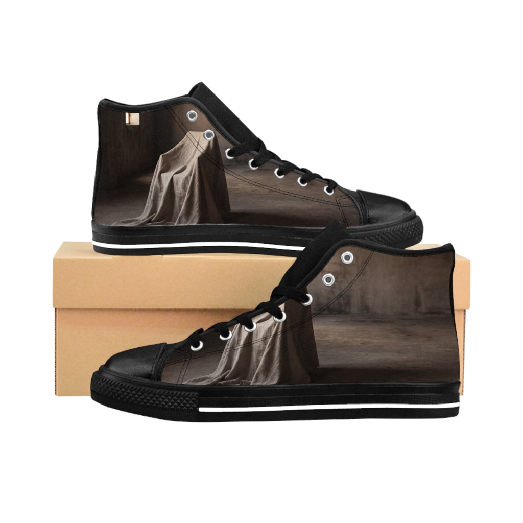 Women's Classic Sneakers - Abstract Form