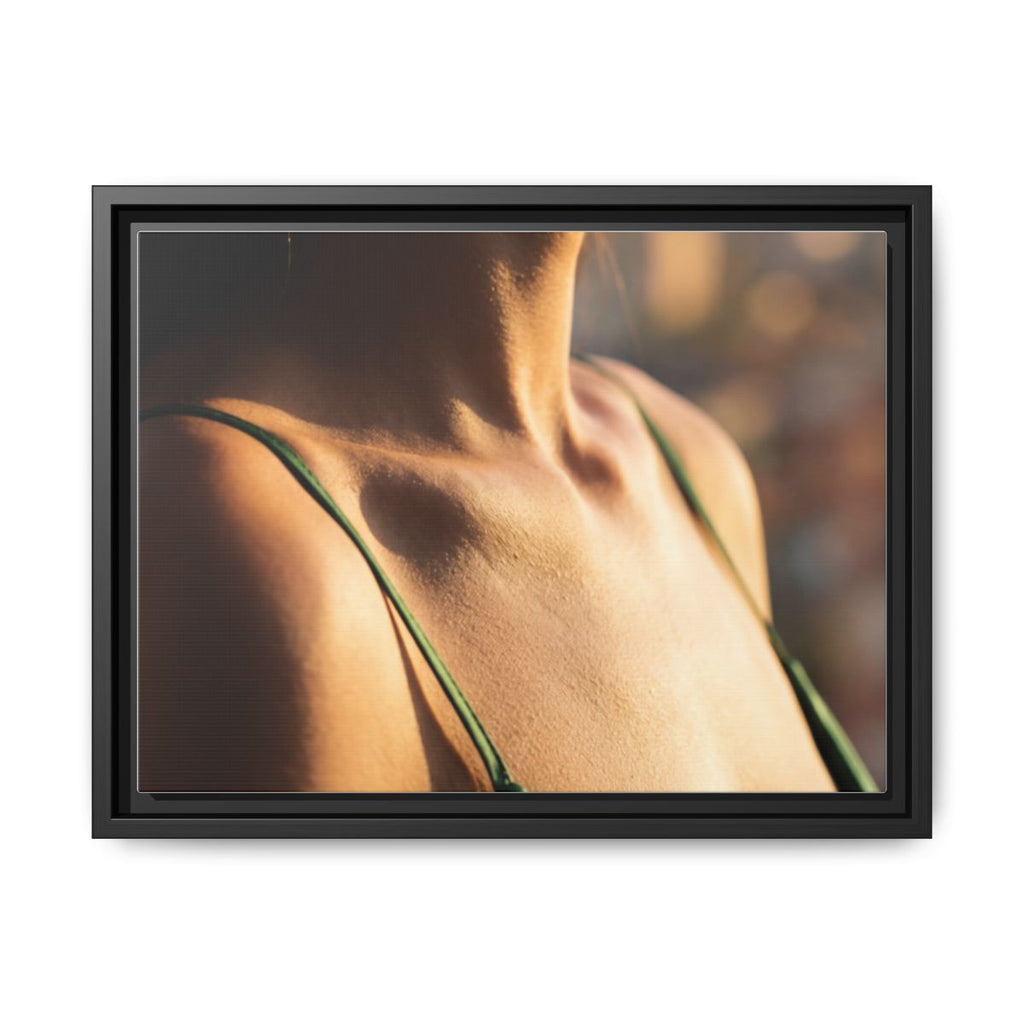 Matte Canvas Framed - Golden Hour Portrait — Black / 1.25"