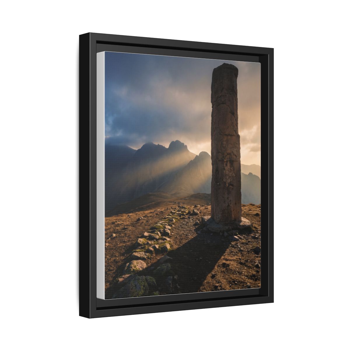 Framed Matte Canvas - Sun Peak