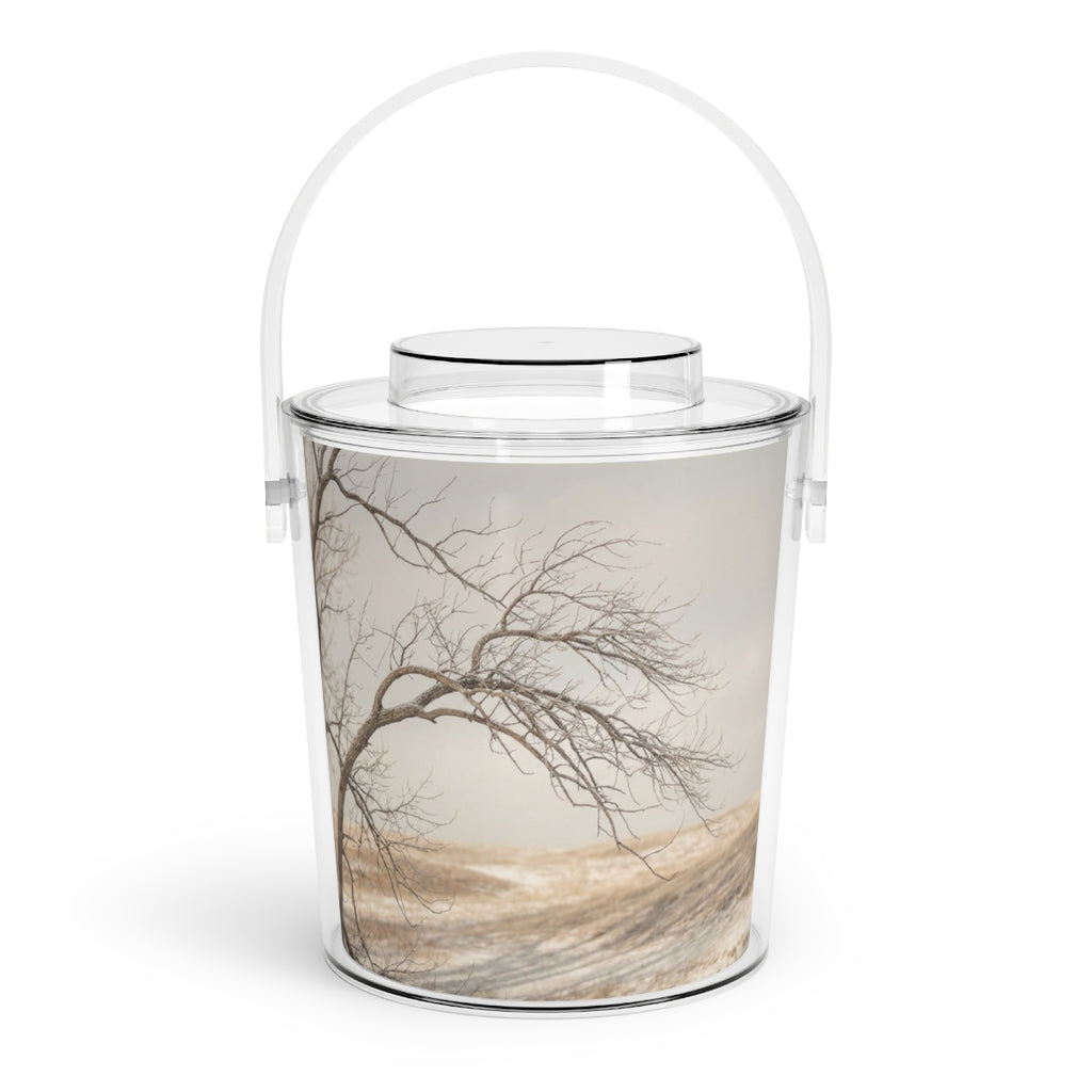 Ice Bucket with Tongs - Ice Bucket Set - Serene Winter...