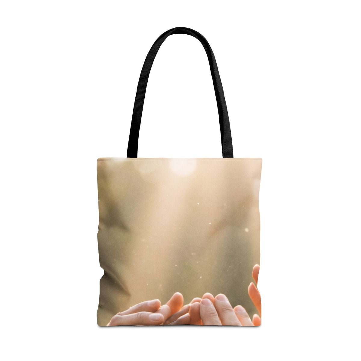 Tote Bag - Golden Rays of Unity Wall Art | Echovira Gallery