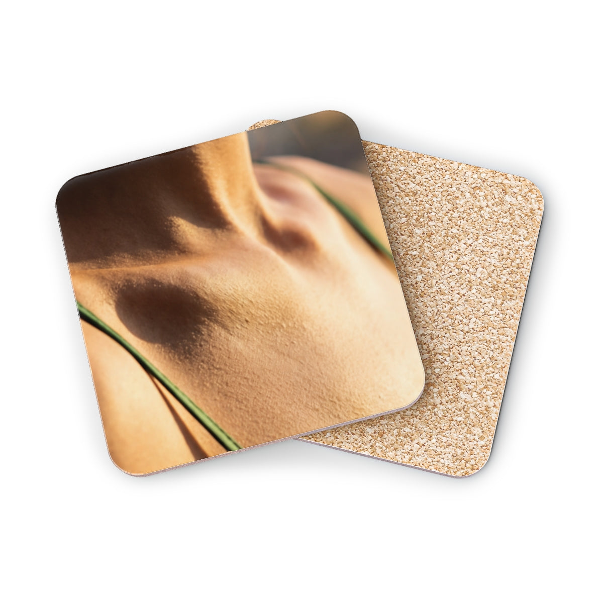 Golden Hour Coasters - Elegant Bar Accents (1 & 4 pcs) |...
